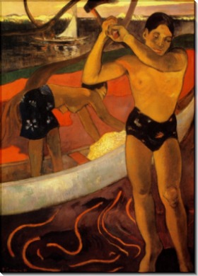 Человек с топором, 1891 - Гоген, Поль 