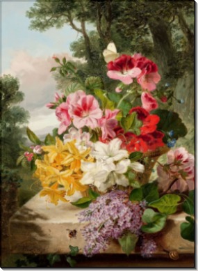 Натюрморт. Цветы. 1865 - Уэйнрайт, Джон