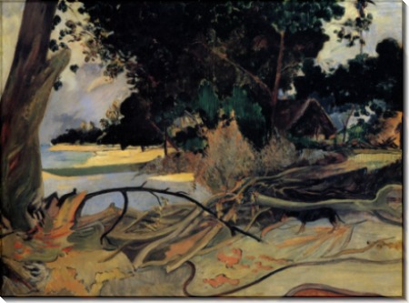 Большое дерево, 1892 - Гоген, Поль 