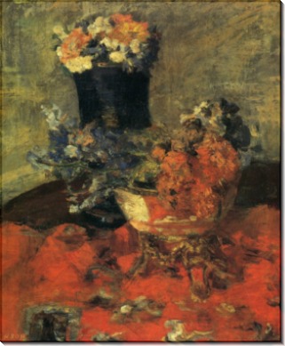 Цветы и ваза, 1883 - Энсор, Джеймс