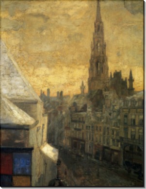 Ратуша в Брюсселе, 1885 - Энсор, Джеймс