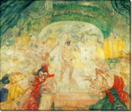 Театр масок, 1908 - Энсор, Джеймс