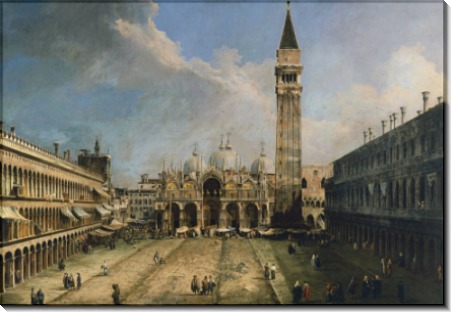 Площадь Сан-Марко в Венеции - Каналетто (Джованни Антонио Каналь)