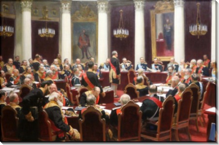 Торжественное заседание Государственного Совета  7 мая 1901 года в честь столетнего юбилея со дня его учреждения - Репин, Илья Ефимович