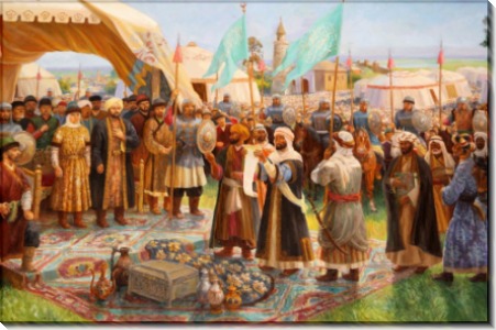 Прибытие ибн-Фадлана на реку Итиль