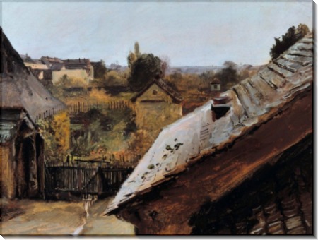 Вид на крыши и сады - Блехен, Карл