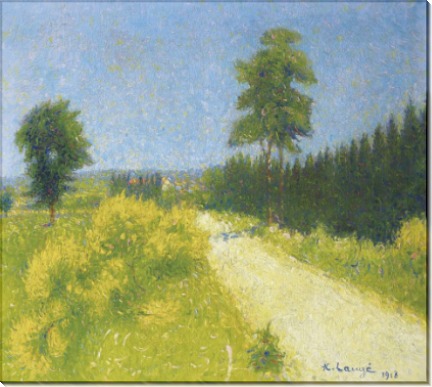 Дорога Бельвезе около станции Ревейсебл, 1918 - Ложе,  Ашиль 