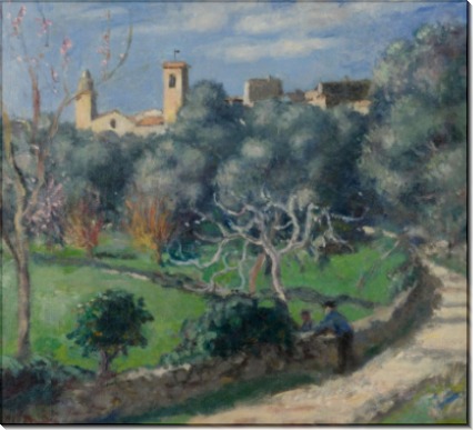 Пейзаж, церковь в Канне, 1902 - Андре, Альберт