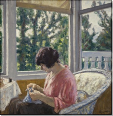 Сидящая молодая женщина, 1913 - Андре, Альберт