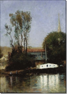 Лодки на Сене, 1871 - Лебург, Альберт 