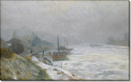 Сена зимой, 1899 - Лебург, Альберт 