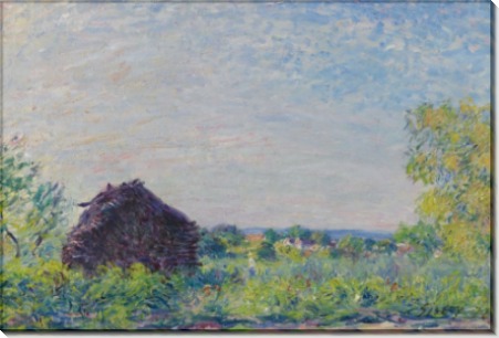 Пейзаж с дровами, 1877 - Сислей, Альфред