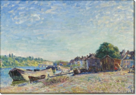 Берега Луан в Санкт-Maммс, 1885 - Сислей, Альфред