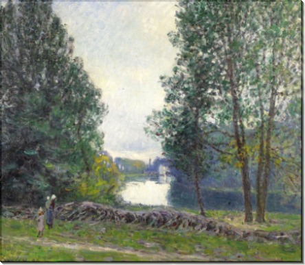 Берега реки Луан, 1896 - Сислей, Альфред