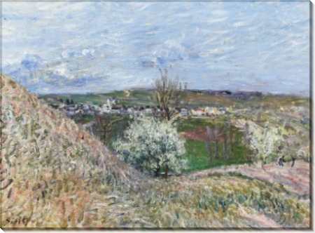 Холмы Санкт-Maммс весной - Сислей, Альфред