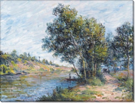 Дорога к Вено и склону холма, 1881 - Сислей, Альфред