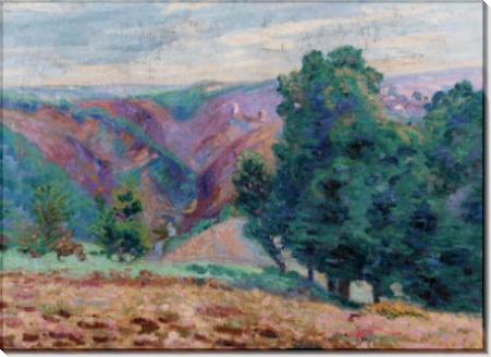 Пейзаж Крез, руины замка Крозан, 1905 - Гийомен, Арманд