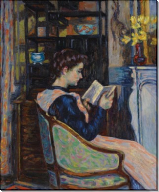Мадмуазель Жиломин читает,1907 - Гийомен, Арманд