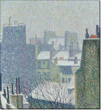 Крыши Парижа под снегом, 1902 - Эрбен, Огюст