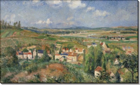 Эрмитаж летом, Понтуаз, 1877 - Писсарро, Камиль