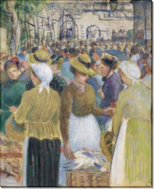 Рынок мяса птицы,1890 - Писсарро, Камиль