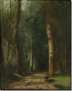 Аллея в лесу, 1859 - Писсарро, Камиль