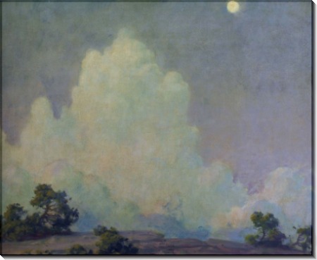Вечерние облака и восходящая луна, 1942 -  Каран, Чарльз Кортни