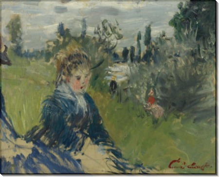 На лугу, Ветейл,  1881 - Моне, Клод