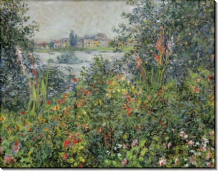 Цветы в Ветёйль, 1880 - Моне, Клод