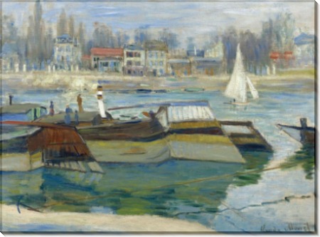 Лодки в Аньере, 1873 - Моне, Клод