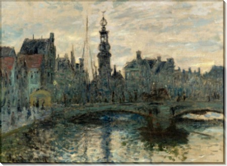 Мост в Амстердаме, 1874 - Моне, Клод