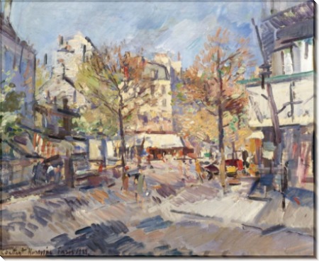 Осень в Париже, 1929 - Коровин, Константин Алексеевич