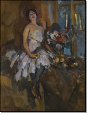 Портрет танцовщицы, 1917 - Коровин, Константин Алексеевич