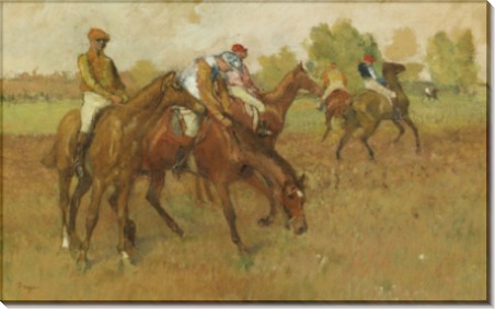 Перед скачками, 1882-88 - Дега, Эдгар