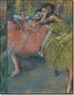Танцовщицы в зеленой комнате, 1901 - Дега, Эдгар