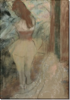 Одевающаяся танцовщица, 1889 - Дега, Эдгар