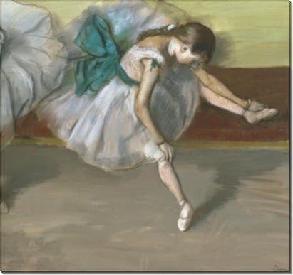 Отдыхающая танцовщица, 1879 - Дега, Эдгар