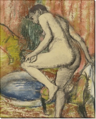 Дама после купания, 1883 - Дега, Эдгар