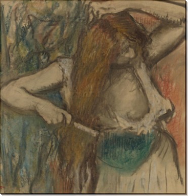 Расчесывающаяся женщина, 1894 - Дега, Эдгар