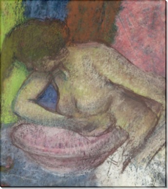 Женщина за туалетом, 1897 - Дега, Эдгар