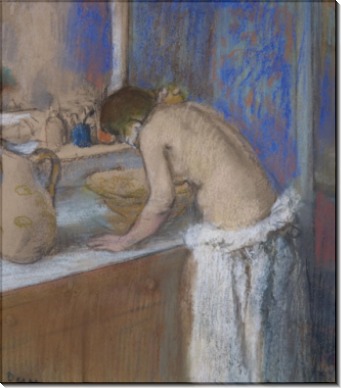 Молодая женщина за туалетом, 1895 - Дега, Эдгар