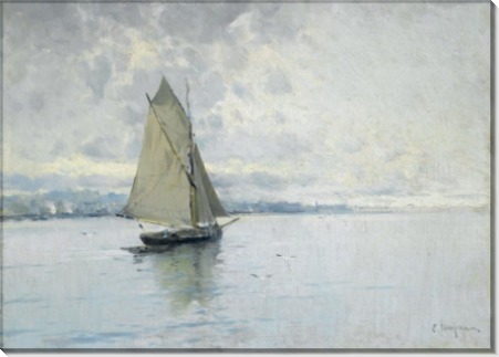 Морской пейзаж с лодкой - Мейфрен, Элисио