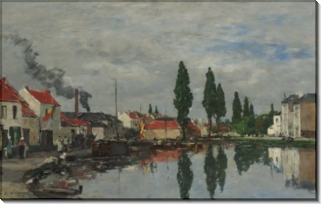 Брюссель, канал Лувен, 1871 - Буден, Эжен