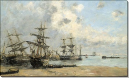 Портро, суда в порту, 1873 - Буден, Эжен