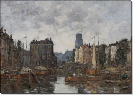 Роттердам, мост биржи, 1873 - Буден, Эжен