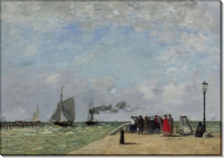 Пристань в Гавре, 1868 - Буден, Эжен