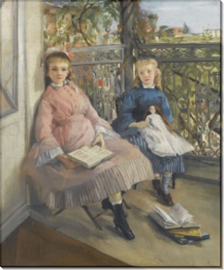 Окно, 1865-70 - Гонсалес, Ева