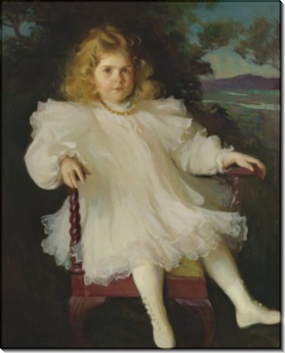 Портрет Марджори Колдуэлл Вестингхаус (девочка в белом платье), 1899 - Бенсон, Фрэнк Уэстон 