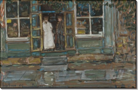 Продуктовый магазин, 1917 - Хассам, Фредерик Чайлд 