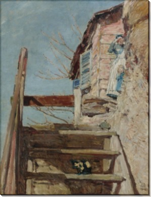 Лестница, 1888 - Хассам, Фредерик Чайлд 